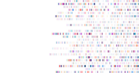 Fototapeta na wymiar Dna test infographic. Genome sequence map.