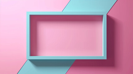 Pink and Turquoise abstract background vector presentation design. PowerPoint and Business background.