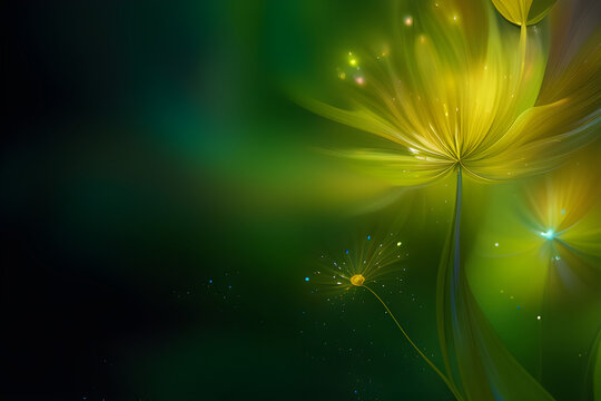dandelion flower - Spring blooming