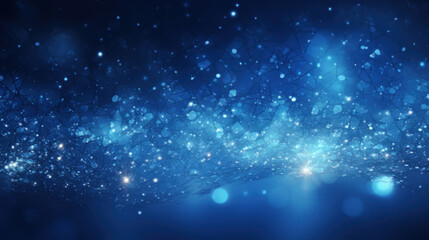 Abstract blue glitter background