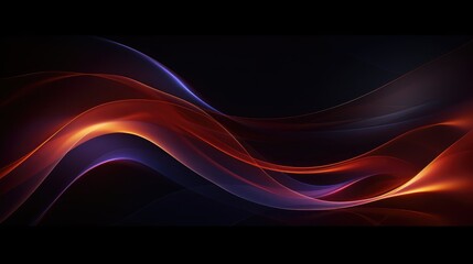 Beautiful modern background with shining lines on dark background