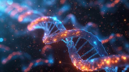 Fotobehang DNA molecules. © PT