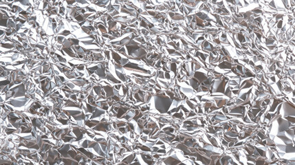 silver foil closeup, texture of silver foil