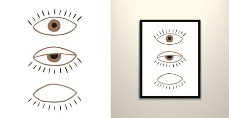 Evil eye illustration 