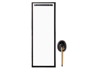 空白の長い紙。書道、書初めのイメージ