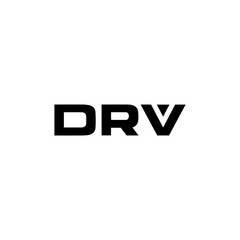 DRV logo. D R V design. White DRV letter. DRV, D R V letter logo design. Initial letter DRV linked circle uppercase monogram logo. D R V letter logo vector design. DRV letter logo design five style.