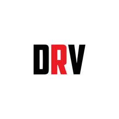 DRV logo. D R V design. White DRV letter. DRV, D R V letter logo design. Initial letter DRV linked circle uppercase monogram logo. D R V letter logo vector design. DRV letter logo design five style.