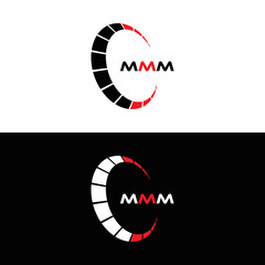 MMM logo. M M M design. White MMM letter. MMM, M M M letter logo design. Initial letter MMM linked circle uppercase monogram logo. M M M letter logo vector design. MMM letter logo design five style.