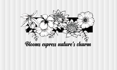 Simple and attractive floral t-shirt design