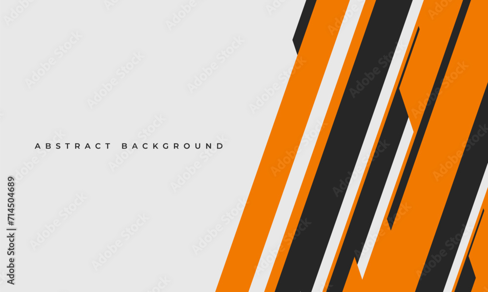 Aufkleber technology abstract background with orange and black lines and shapes. colored modern sporty bright 