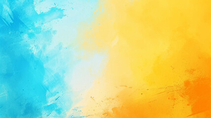 Obraz na płótnie Canvas Pastel Blue and Yellow-Orange banner background. PowerPoint and business background.
