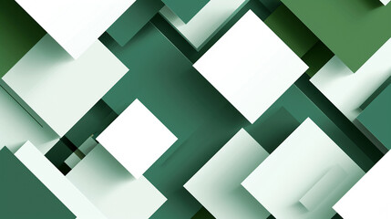 Medium Green and White abstract background vector presentation design. PowerPoint and Business background. 