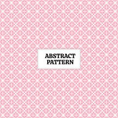Pink and white geometric pattern with a white background. Perfect for feminine branding, textile design, stationery, and social media graphics. Adds a modern and elegant touch.