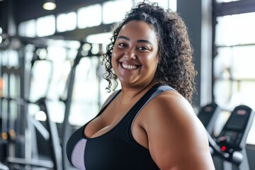 Fototapeta premium Photo a woman doing workout