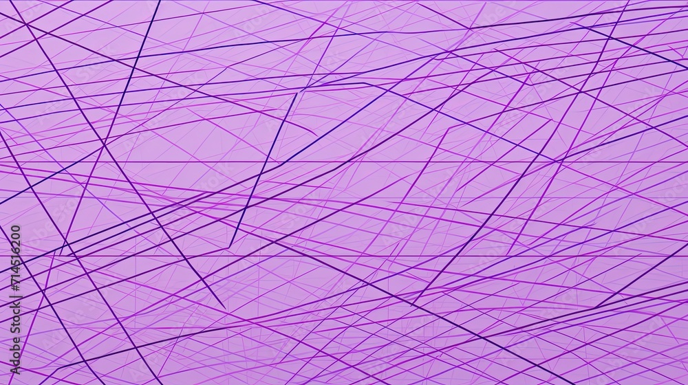 Poster a minimalist grid of intersecting diagonal lines in shades of purple