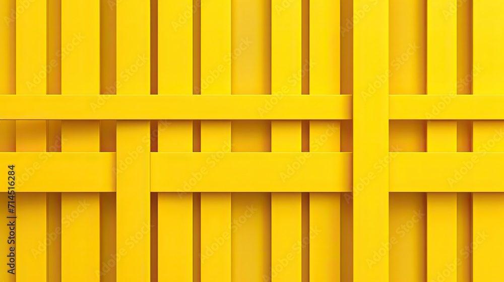 Aufkleber a minimalist grid of intersecting vertical and horizontal lines in shades of yellow