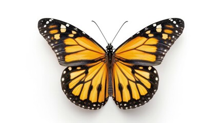 Fototapeta na wymiar butterfly on isolated white background.