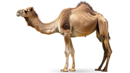 Türaufkleber camel on isolated white background. © buraratn