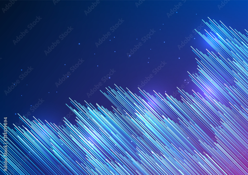 Poster abstract technology background overlapping digital lines of the future represent innovation in the t