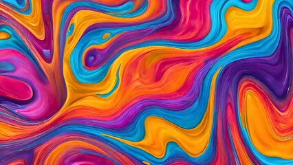Obraz premium A colorful abstract background with swirly patterns, background image of swirly patterns 