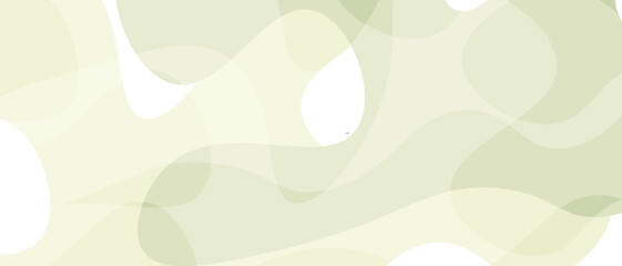 Abstract background with green waves. Vector illustration for your graphic design.