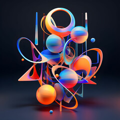 3d Abstract Shape.
