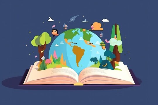 World book day. International literacy day. Reading book concept. World Poetry Day. national library lovers month concept. back to school concept.
