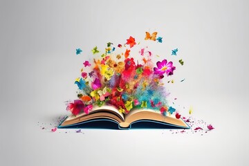 World book day. International literacy day. Reading book concept. World Poetry Day. national library lovers month concept. back to school concept.