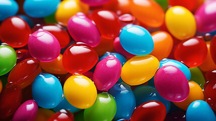 multicolored candy drops. colorful background