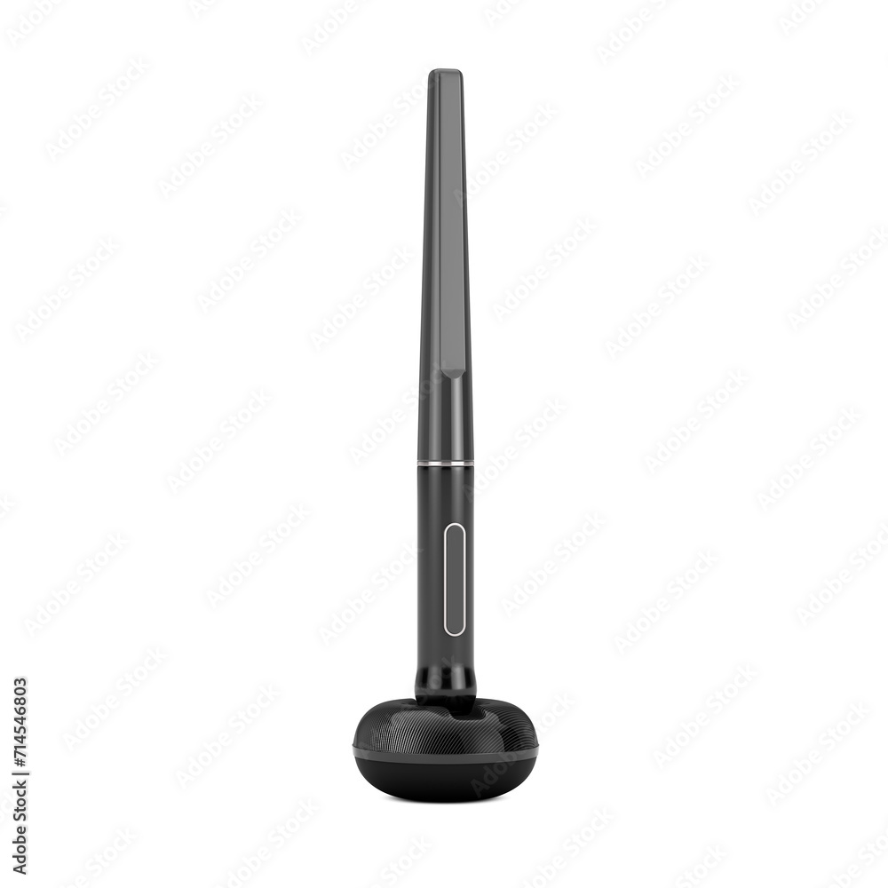 Aufkleber digital graphics drawing tablet monitor pen with stand. 3d rendering