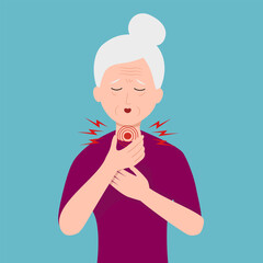 a condition marked by pain in the throat, typically caused by inflammation due to a cold or other virus.