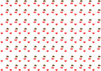 可愛い手書きチョコレートの背景素材