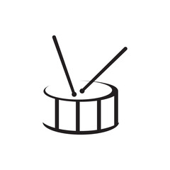 Drum stick icon template vector