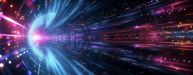 Naklejka premium Abstract Futuristic Background