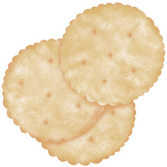 cookies isolated on white background