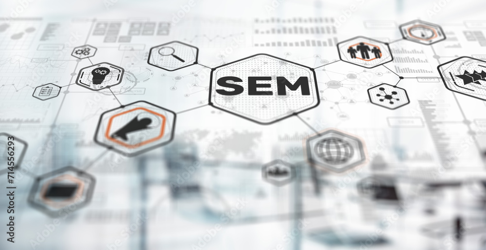 Poster sem search engine optimization marketing. assistance in the selection of clients