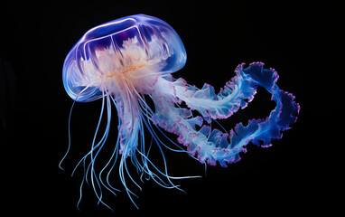jellyfish in the water. Generative AI