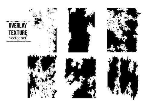 Grunge Urban Background set.Vector Texture. Abstract, splattered, dirty, texture for your design.