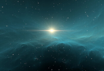 A star is born inside a nebula