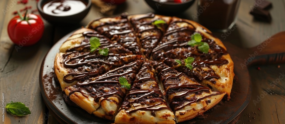 Poster choco-pizza