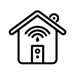 Minimalistic Smart Home Hub Icon