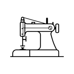 Minimalistic Sewing Machine Icon