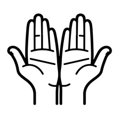 Open Hands Icon