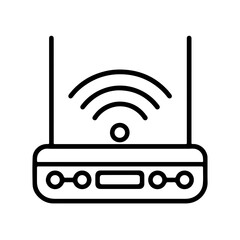Minimalistic Modem Icon