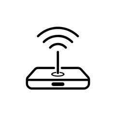 Minimalistic Wireless Charger Icon