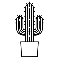 Minimalistic Cactus Icon