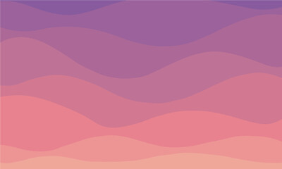 Abstract orange Background With Wave Vector Illustration