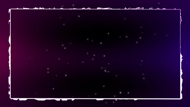neon border frame, purple glowing border, rectangle, square, frame, black screen frame, border black screen, glowing frame, glowing border	