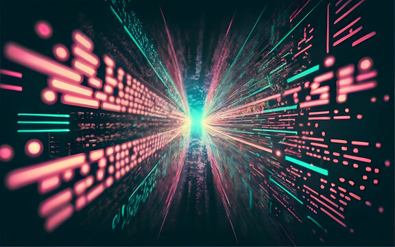 Programming code abstract technology background of software developer and Compute