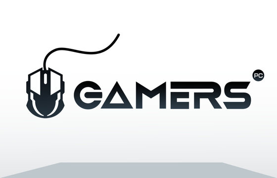 Gaming console controller with Gamers written in style. For pc gamers and online streamers. Best to print on t shirts, mouse pad, etc. Gaming logo with a controller.